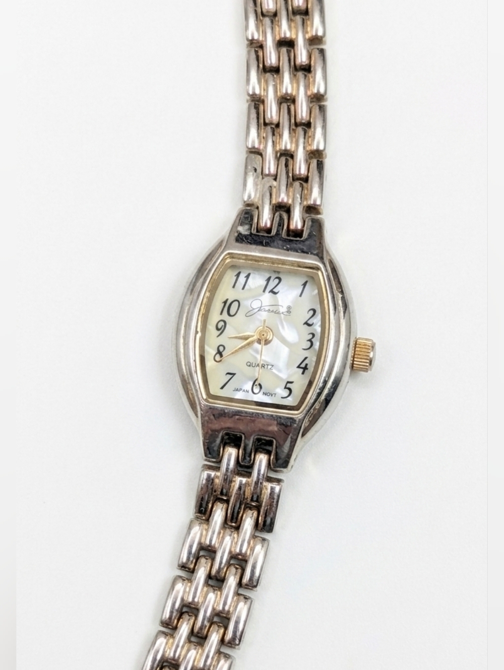 🔹(3for$20)🔹Jessica Mother of Pearl Silver Tone Dress Watch - Japan Movt
